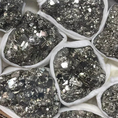 New Arrivals Crystals Raw Gemstone Minerals Healing Stones Natural Pyrite Rough Stone Crystal Set for Sale